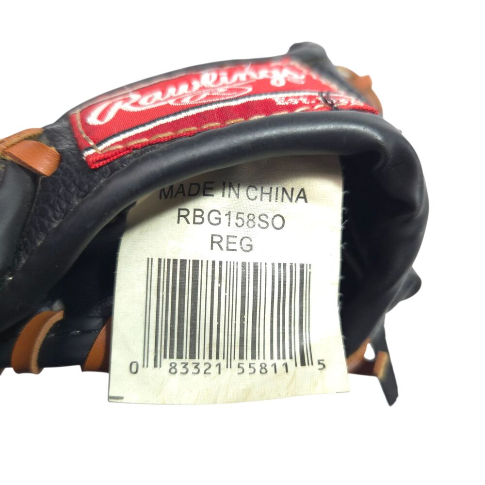 Rawlings Players Series 9 Inch Youth T-Ball Baseball Glove Black RBG158BT - Picture 5 of 7